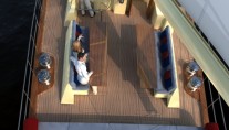 Sailing yacht KESTREL -  On Deck Convertible table